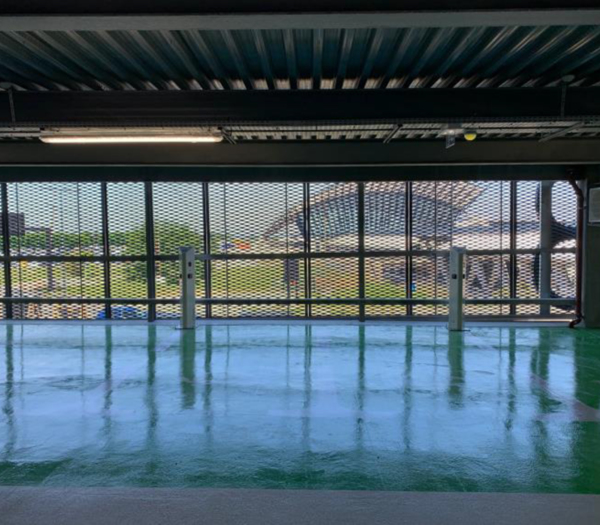 Installation du parking silo sur l'aéroport de Lyon Saint-Exupéry par EGA